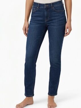 J.Jill Smooth Fit Slim‎ Ankle Jeans - Dark Wash Denim Size 2